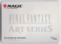 Vivi Ornitier Art Card (Gold-Stamped Signature) Art Series: Final Fantasy - Image 2