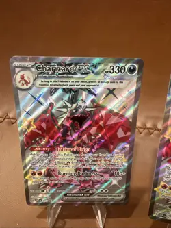 Pokemon TCG Charizard EX Scarlet & Violet Black Star Promo Card 074 NM Condition - Image 2