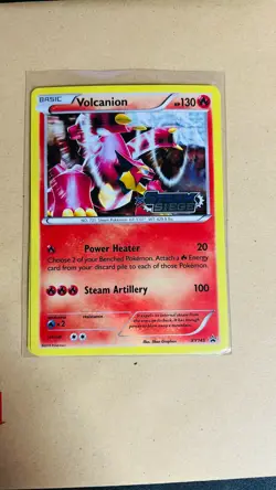 Pokemon Card - Volcanion - XY Stamped Pre Release PROMO - Holo - XY145 NM - Image 1