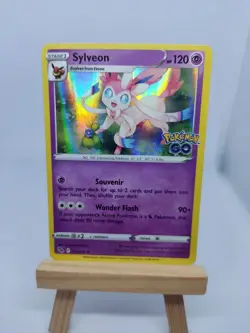 035/078 Sylveon Rare Holo Card Pokemon GO Pokemon TCG Card Sword & Shield Swsh - Image 1