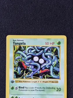 Tangela 66/102 - Base Set 1st Edition - LP - Pokemon Card - Image 2