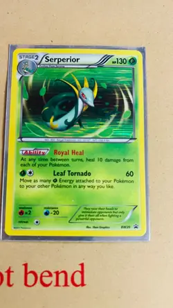 Serperior BW20 Black Star Promo Holo Pokemon Card NM - Image 1