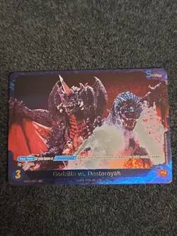 Godzilla Card Game Godzilla vs. Destroyah EBP01-062+ Fresh Pull Foil Plus Versio - Image 1