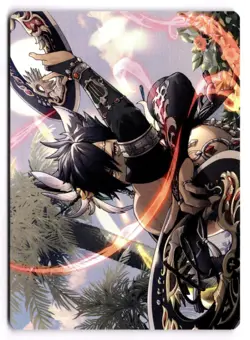 Dancer's Chakrams Art Card (Gold-Stamped) 24 Art Series: FINAL FANTASY NM - Image 1