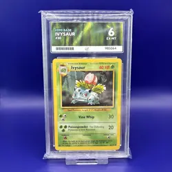 Ivysaur 30/102 1999 Base Set ACE 6 (EX-MT) Graded Pokemon Card - Image 1