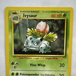 Ivysaur 30/102 Base Set Pokemon Card - Image 3