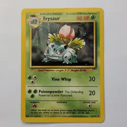Ivysaur 30/102 Base Set Unlimited Uncommon Regular Pokemon Card - Image 1