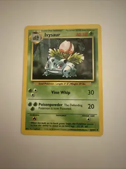 Pokemon TCG Ivysaur Base Set, Unlimited Uncommon Card 30/102 - Image 1