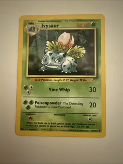 Pokemon TCG Ivysaur Base Set, Unlimited Uncommon Card 30/102 - Image 2