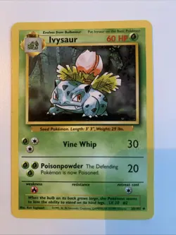 Pokemon TCG Ivysaur Base Set, Unlimited Uncommon Card 30/102 - Image 1