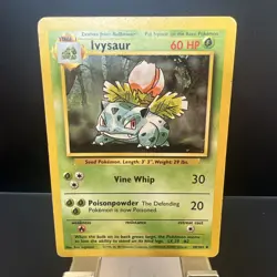 Pokemon TCG Ivysaur Card Uncommon Base Set 30/102 - Image 1