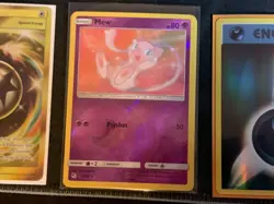 Mew 32/68 Reverse Holo - Hidden Fates Pokemon Card - NM - Image 1