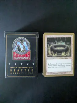 Magic the Gathering MTG - Janosch Kuhn - World Championships Deck Seattle 1997 - Image 1