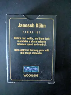 Magic the Gathering MTG - Janosch Kuhn - World Championships Deck Seattle 1997 - Image 2