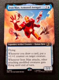 Iron Man, Armored Avenger (Extended Art) Commander: Marvel Super Heroes Regular - Image 1