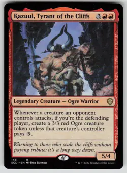 Kazuul, Tyrant of the Cliffs Rare Starter Commander Decks 148 MTG Near Mint 2022 - Image 1
