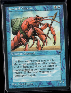 Homarid Warrior (Gelon) Vintage Common Fallen Empires Magic The Gathering NM - Image 1