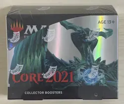 Magic: The Gathering Core Set 2021 Collector Booster Box 12 Packs FACTORY SEALED 630509914753 - Image 1