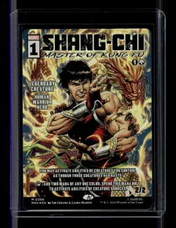 Shang-Chi, Master of Kung Fu (Borderless) (M 0396) Marvel Super Heroes Foil - Image 1