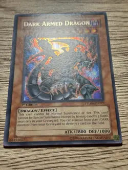 Yu-Gi-Oh! Konami Dark Armed Dragon PTDN-EN019 Secret Rare Foil 1st Ed Near Mint - Image 2