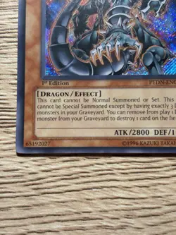 Yu-Gi-Oh! Konami Dark Armed Dragon PTDN-EN019 Secret Rare Foil 1st Ed Near Mint - Image 4