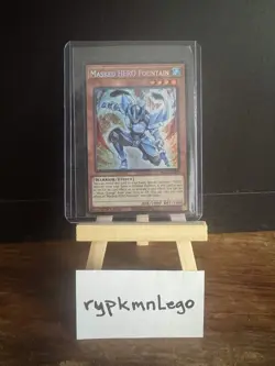 Yugioh TCG Battles of Legend: Glorious Gallery Masked HERO Fountain Secret Rare - Image 3