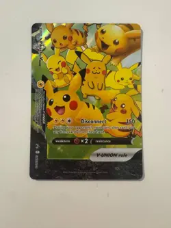 Pikachu V-Union SWSH141 Promo SWSH: Sword & Shield Promo Cards NM - Image 1