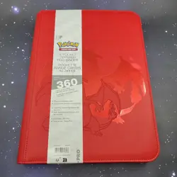 Ultra Pro: 9 Pocket Zip Pro Binder - Elite Series - Charizard, Holds 360 Cards C - Image 1