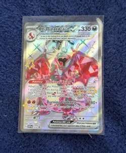 Pokemon Charizard ex 074 SV Scarlet & Violet Promo Holo English 2024 330 HP - Image 1