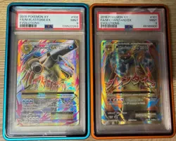 Pokemon Evolutions PSA 9 Charizard & Blastoise Bundle With Slab Cases - Image 1