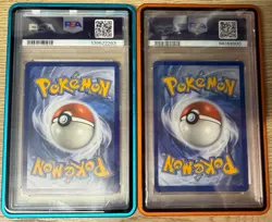 Pokemon Evolutions PSA 9 Charizard & Blastoise Bundle With Slab Cases - Image 2