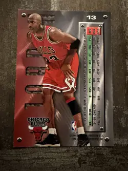 1995-96 Fleer Metal - Michael Jordan #13 - Image 2