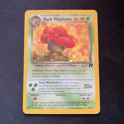 Pokemon TCG Card - Dark Vileplume - Team Rocket 13/82 - Image 1