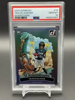 Travis Hunter 2025 Panini Donruss - Downtown! #13 (RC) - Image 1