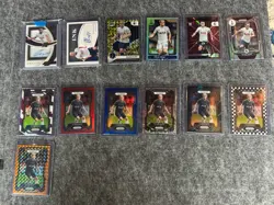 Lot of 13 Oliver Skipp Cards, autos, Rookies, And Prizm Rainbow- Tottenham - Image 1