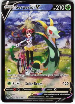 Serperior V TG13/TG30 Pokemon SWSH12: Silver Tempest Trainer Gallery Holo NM - Image 1