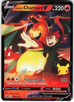 Lance's Charizard V SWSH133 Pokemon SWSH: Sword & Shield Promo Cards Holo Promo - Image 1
