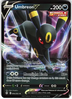 Umbreon V 094/203 Pokemon SWSH07: Evolving Skies Holo Ultra Rare VLP - Image 1