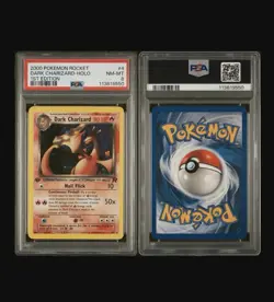 2000 POKEMON ROCKET #4 DARK CHARIZARD-HOLO 1ST EDITION PSA 8 - Image 3