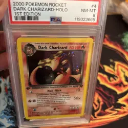 Dark Charizard - Holo - PSA 8 - 1st Edition - Team Rocket - 2000 - #4/82 Pokemon - Image 2
