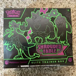 Pokemon Center Exclusive Scarlet & Violet Shrouded Fable ETB Elite Trainer Box - Image 1