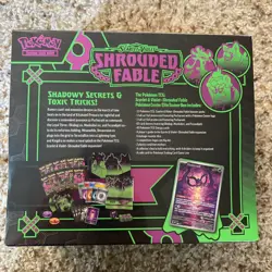 Pokemon Center Exclusive Scarlet & Violet Shrouded Fable ETB Elite Trainer Box - Image 3