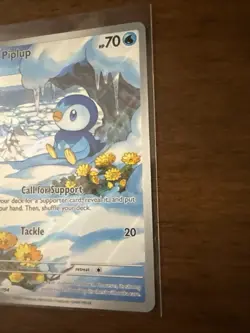 Pokemon TCG Piplup Illustration Rare 098/094 Near Mint Phantasmal Flames - Image 2