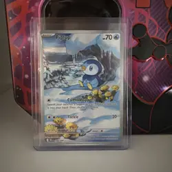 Piplup - 098/094 - Phantasmal Flames - Illustration Rare - NM - Pokemon TCG - Image 1