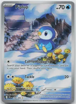 Piplup Illustration Rare ME02: Phantasmal Flames 098/094 Pokemon TCG - Image 1