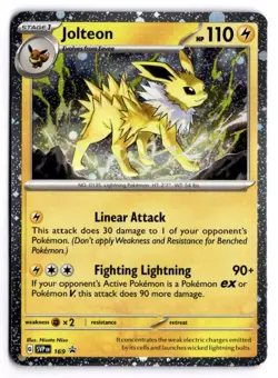 Pokemon - Jolteon - 169 SV: Scarlet & Violet Promo Cards 169 HOLO - Image 1
