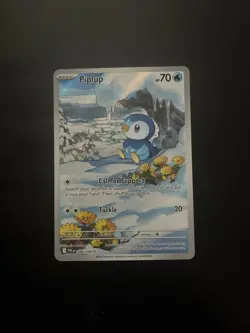 Piplup 098/094 - Phantasmal Flames Illustration Rare Holo Pokemon Card TCG NM - Image 1