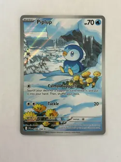 Pokemon TCG ME: Phantasmal Flames - Piplup 098/094 Illustration Rare - English - Image 1