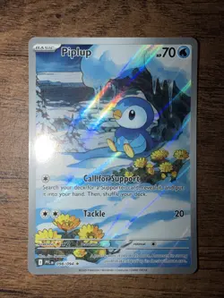 Pokemon Tcg Piplup 098/094 Phantasmal Flames illustration rare - Image 1