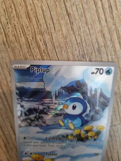 Pokemon TCG Piplup 098/094 Illustration Rare Phantasmal Flames Mint Condition - Image 5
